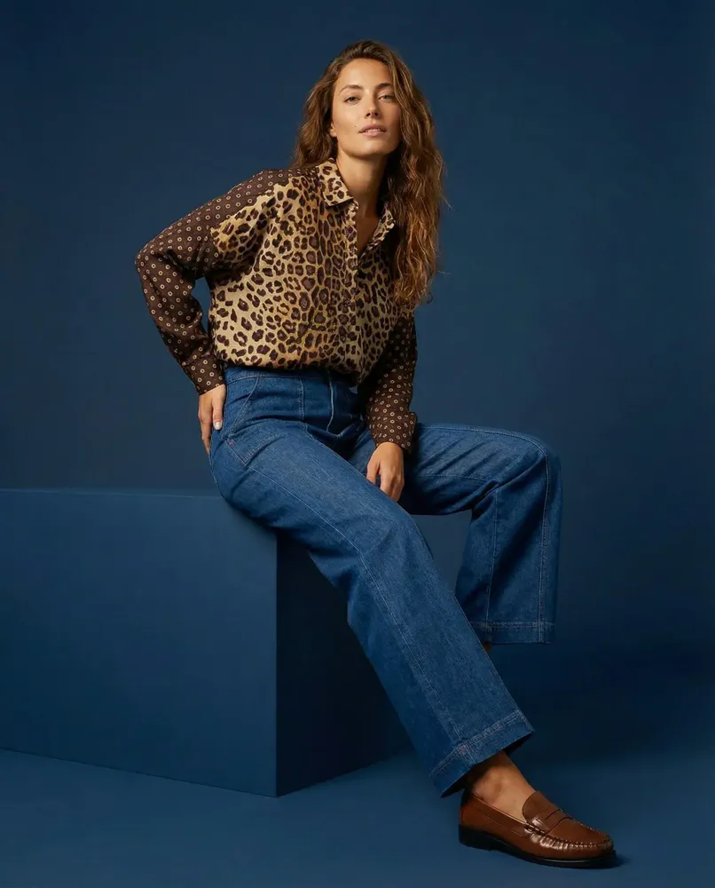 Apparel - 134 . ML BENGAL TUNIC - STELLA FOREST