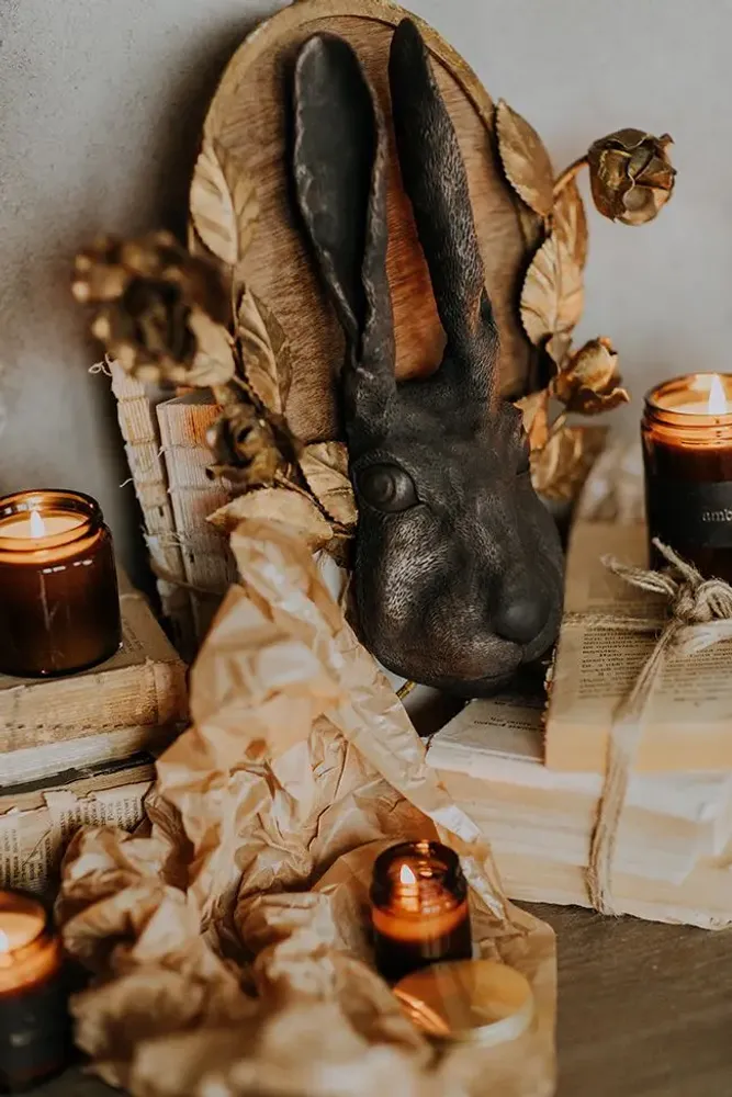 Sculptures, statuettes et miniatures - Ensemble de sculptures d'animaux - DABA DECO