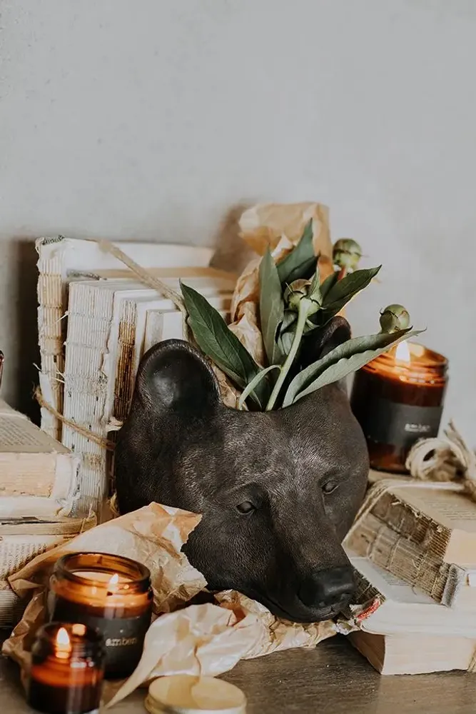 Sculptures, statuettes et miniatures - Ensemble de sculptures d'animaux - DABA DECO