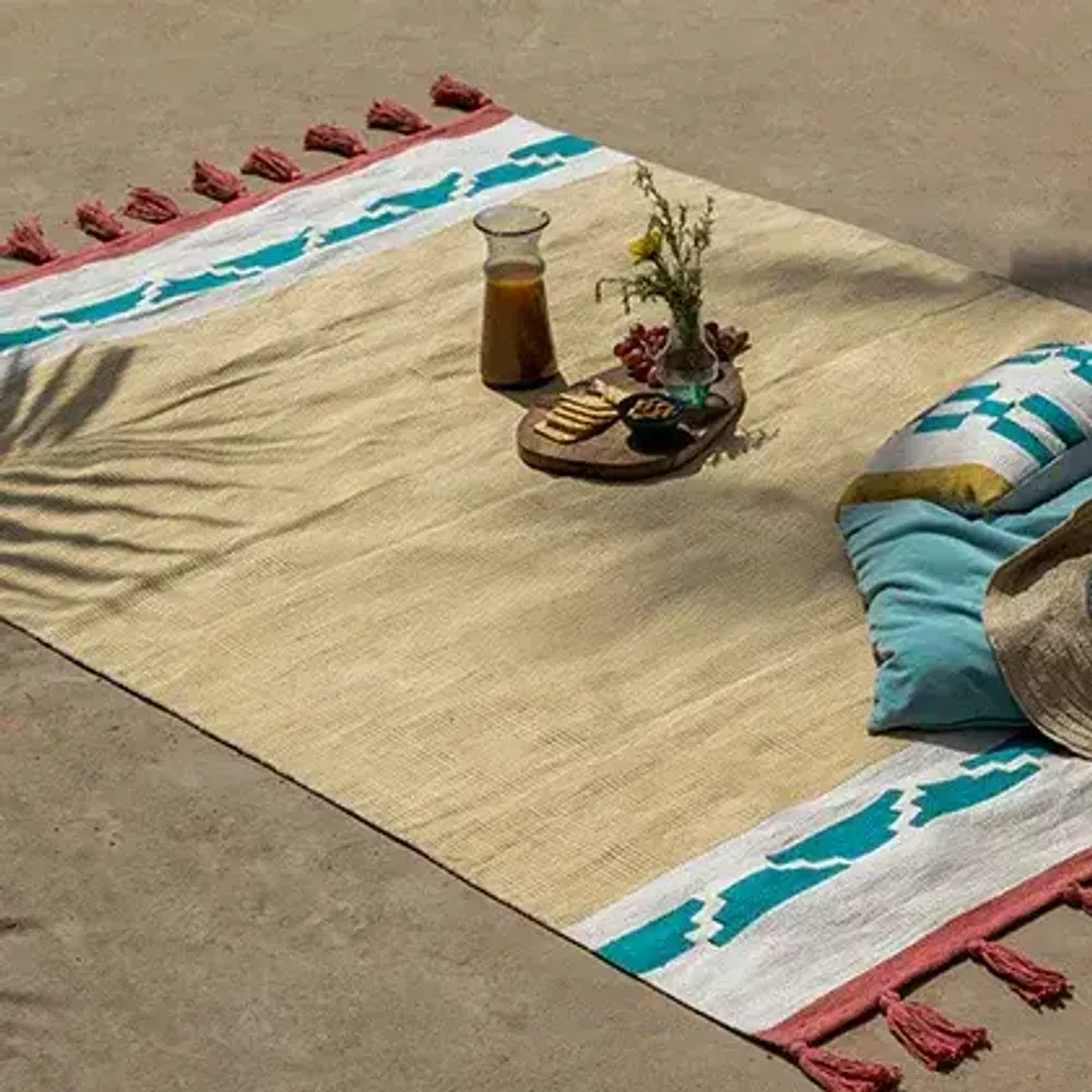 Design carpets - Cotton Flatwoven Kilim Rugs - KILIIM