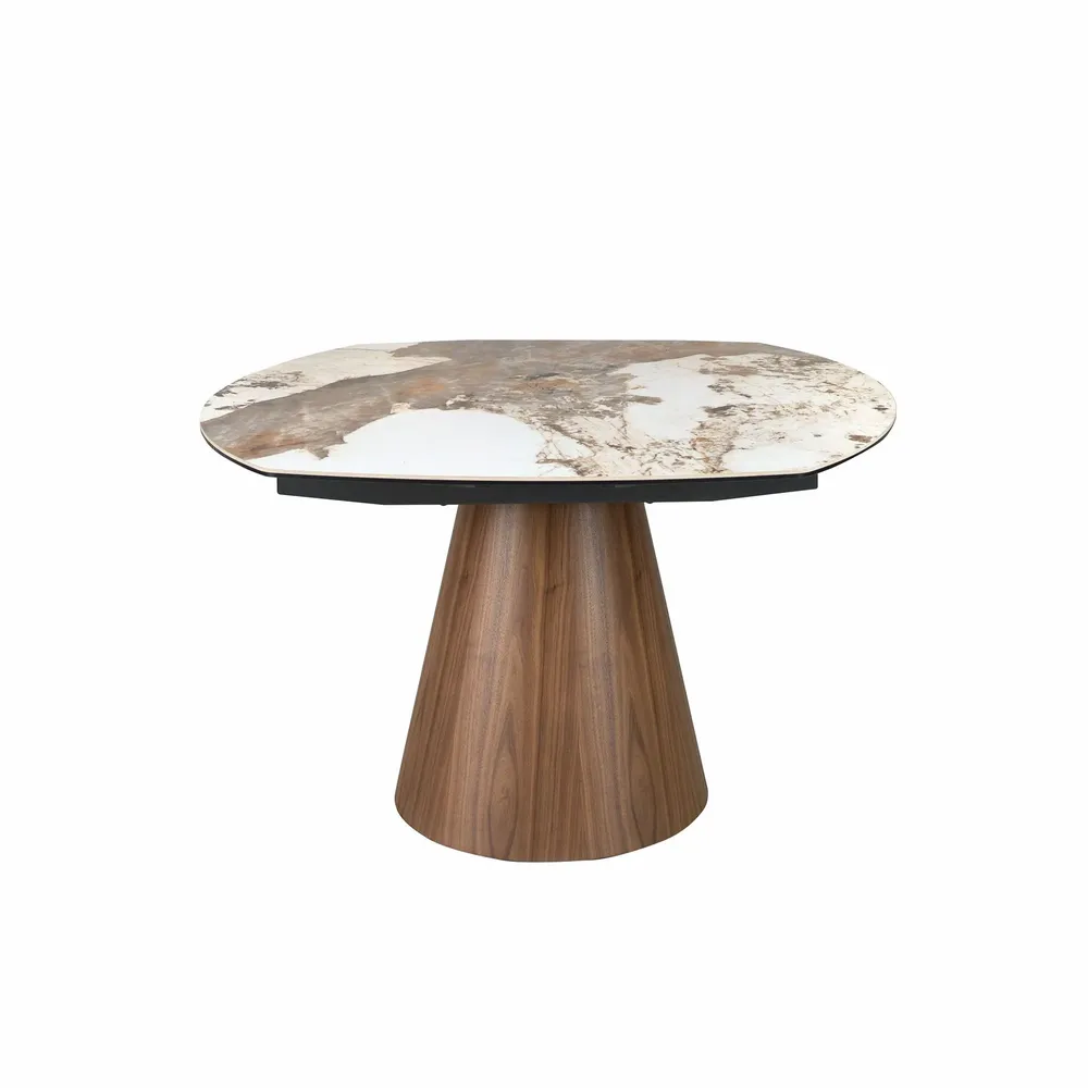 Tables Salle à Manger - Table de salle à manger extensible ovale en forme de tonneau en marbre - ANGEL CERDÁ