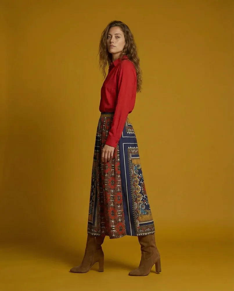 Apparel - 126 . ZELIE SHIRT TUNIC - STELLA FOREST