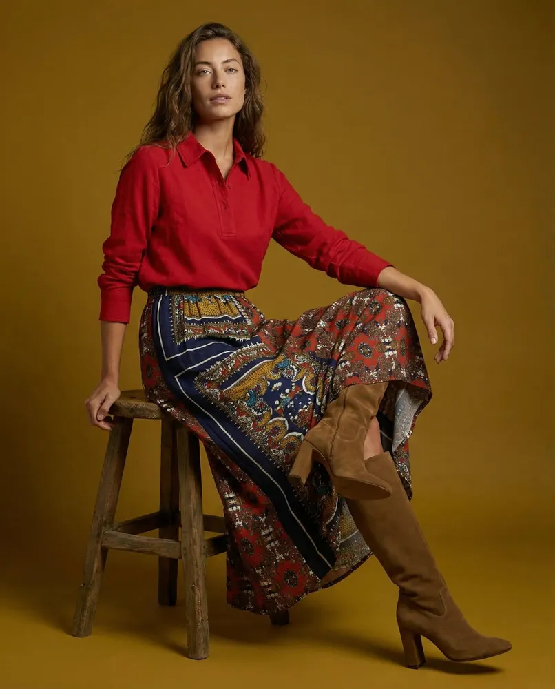 Apparel - 126 . ZELIE SHIRT TUNIC - STELLA FOREST