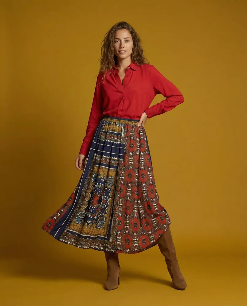 Apparel - 126 . ZELIE SHIRT TUNIC - STELLA FOREST