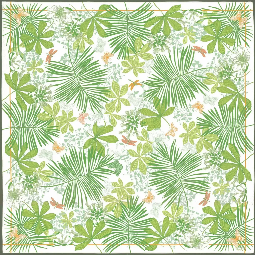 Table linen - Large palm tablecloth - BEAUVILLÉ