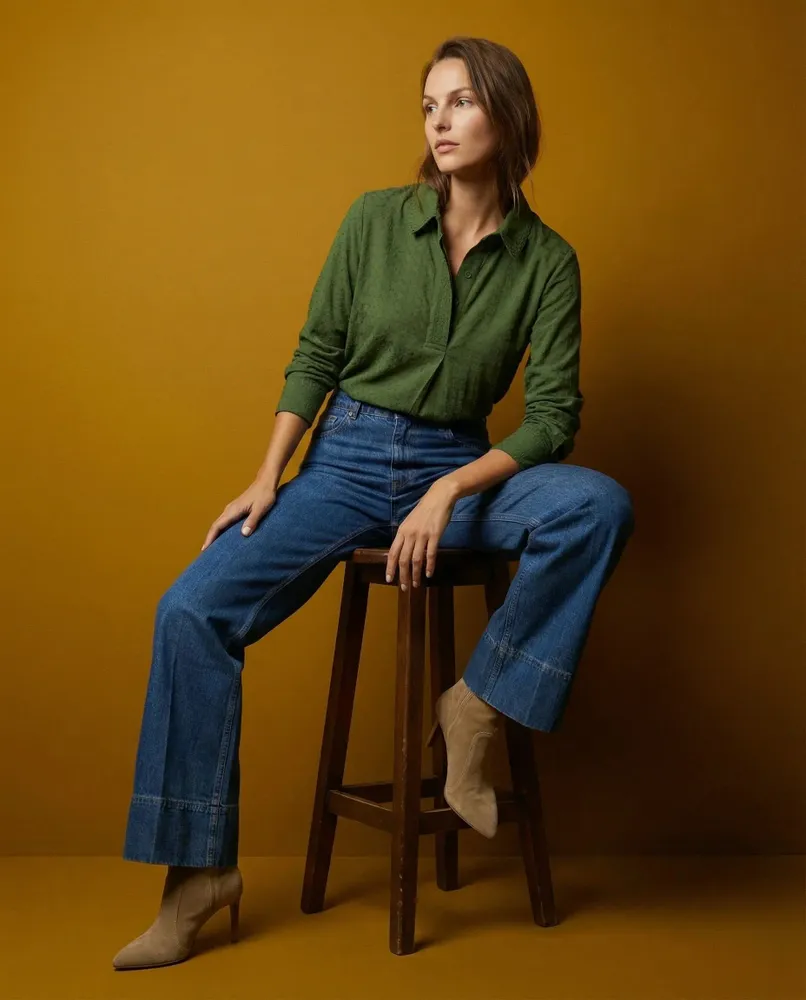 Apparel - 126 . ZELIE SHIRT TUNIC - STELLA FOREST