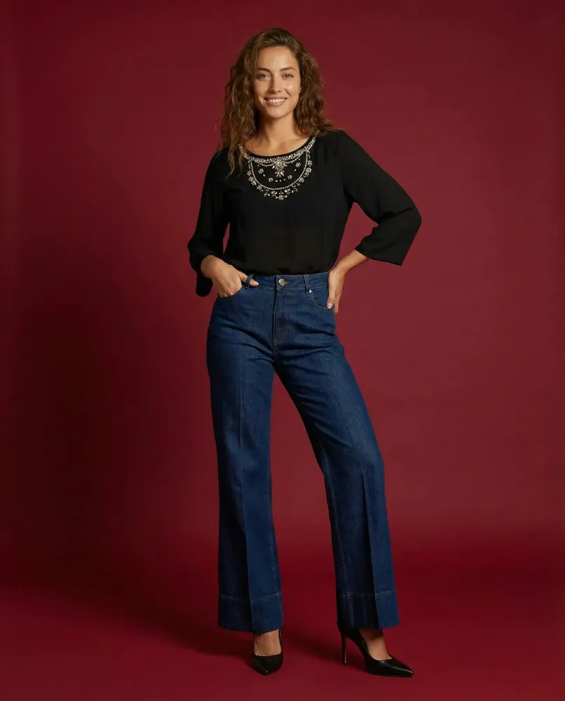 Apparel - 127 . M3/4 ADALIA TUNIC - STELLA FOREST