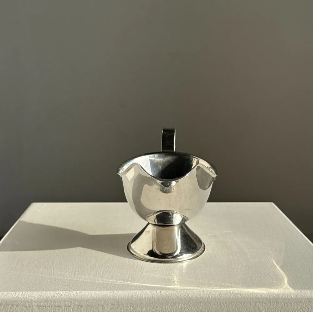 Platter and bowls - H14 silver plated sauce boat - OFFICE OBJETS