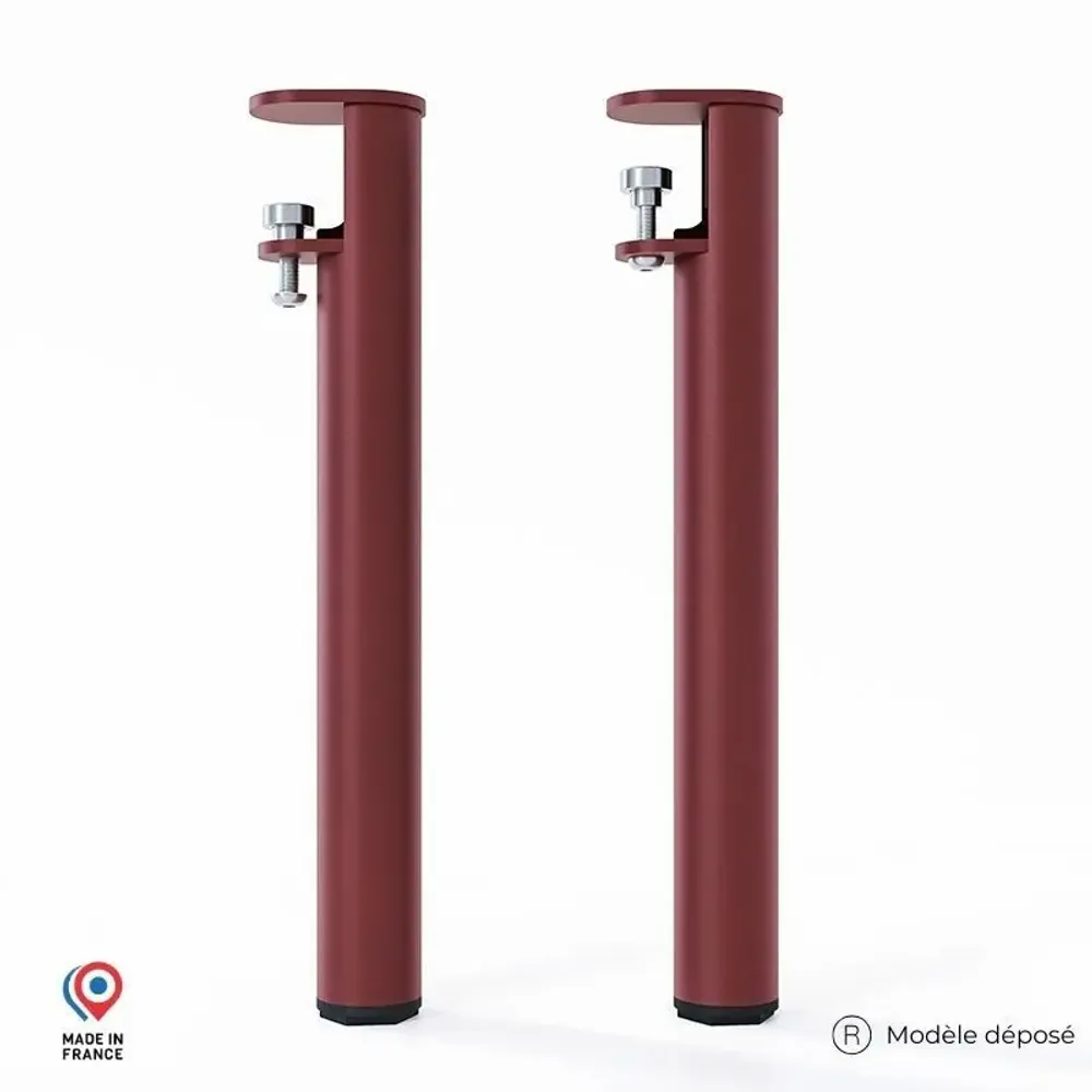 Coffee tables - TOPAZ STEEL COFFEE TABLE LEGS - SET OF 2 LEGS - DECO-GEM