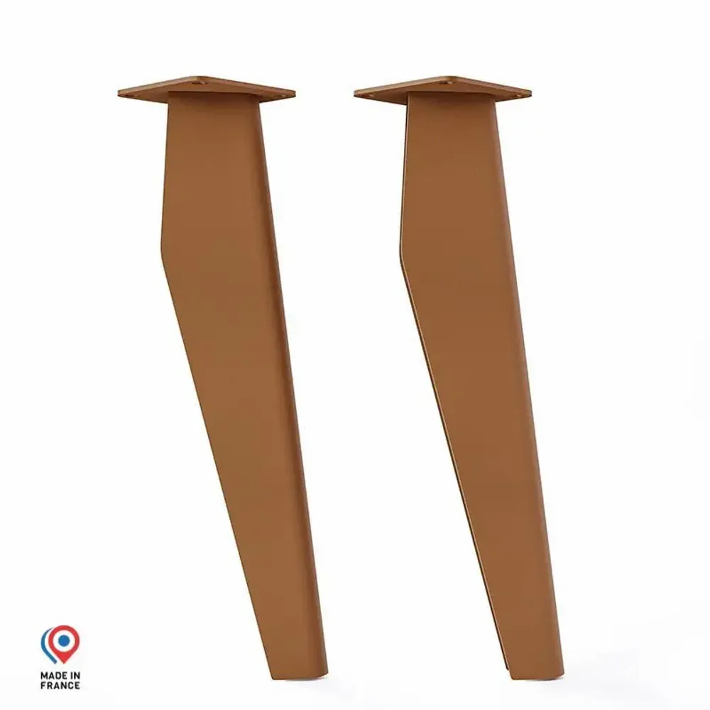 Tables basses - PIED DE TABLE BASSE EN ACIER OPALE - LOT DE 2 PIEDS - DECO-GEM