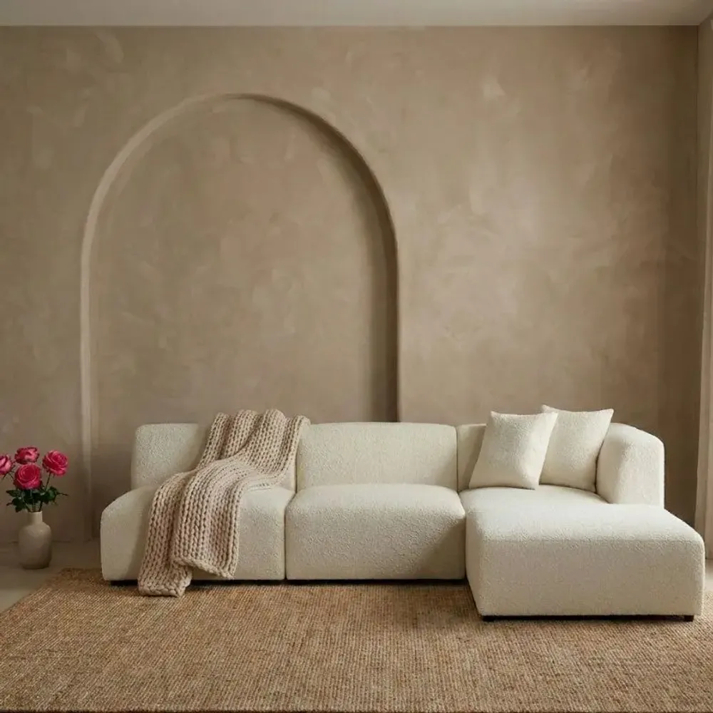 Canapés pour collectivités - Modular Cloud Dancer | Canapé modulaire Pantone édition 2026 - CREARTE COLLECTIONS