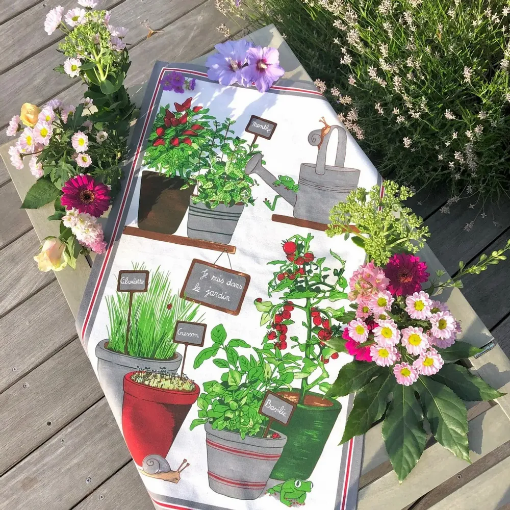 Tea towel - Aromatic tea towel - BEAUVILLÉ