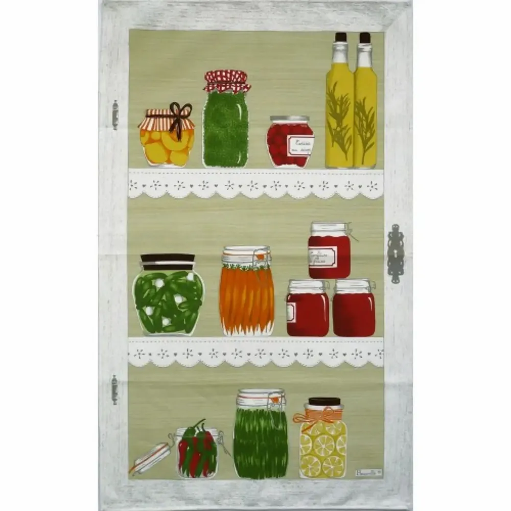 Tea towel - Bocaux tea towel - BEAUVILLÉ