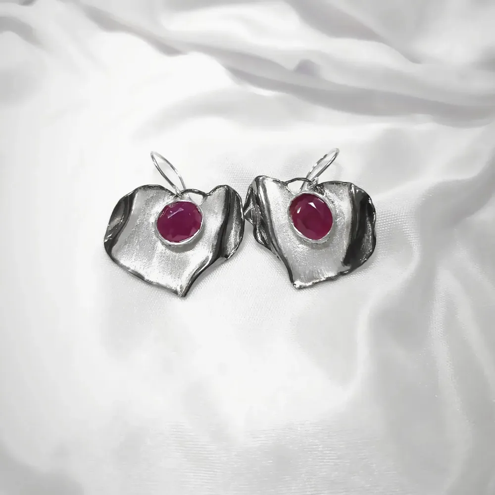 Bijoux - Boucles d'oreilles Love - V UNIQUENESS FINE GREEK JEWELRY