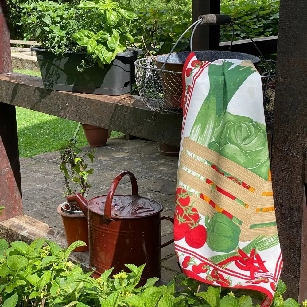 Tea towel - Petit Marché tea towel - BEAUVILLÉ
