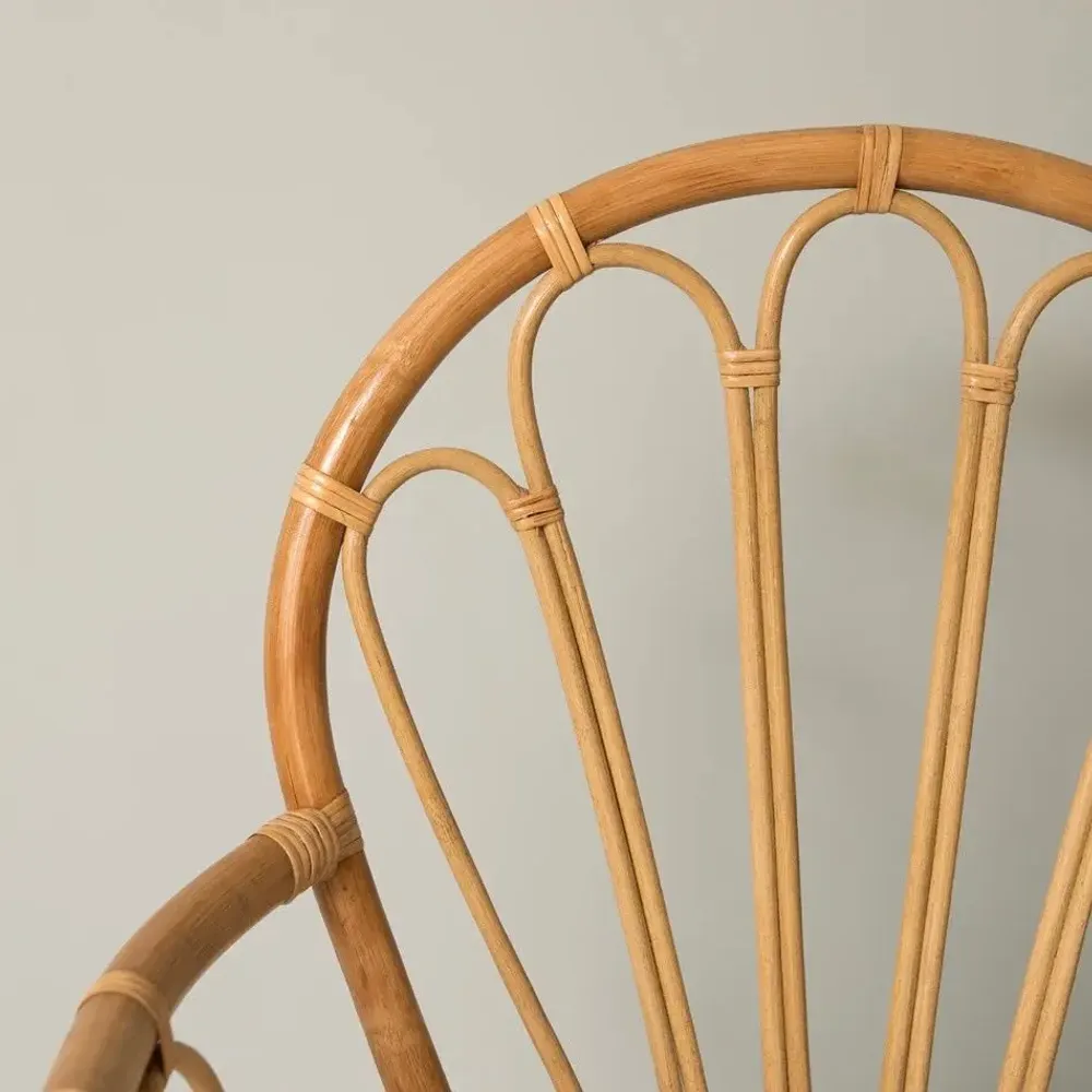 Chairs - PETUNIA RATTAN DINING CHAIR NATURAL - MAHE HOMEWARE