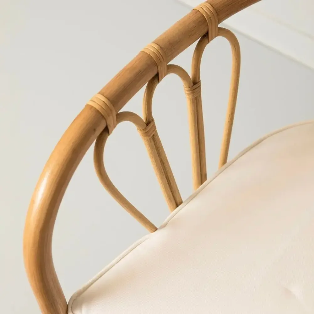 Chairs - PETUNIA RATTAN DINING CHAIR NATURAL - MAHE HOMEWARE