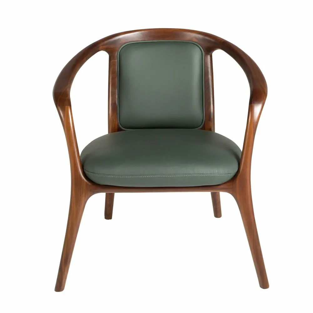 Armchairs - Dark green leatherette  armchair. - ANGEL CERDÁ