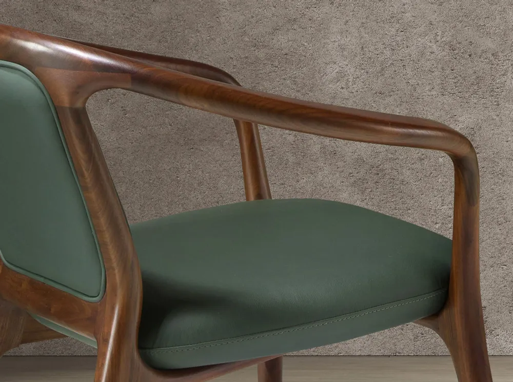 Armchairs - Dark green leatherette  armchair. - ANGEL CERDÁ