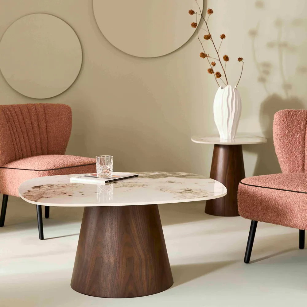 Tables basses - Table basse céramique Alessandra - SIGNATURE MOBILIER ET DÉCORATION