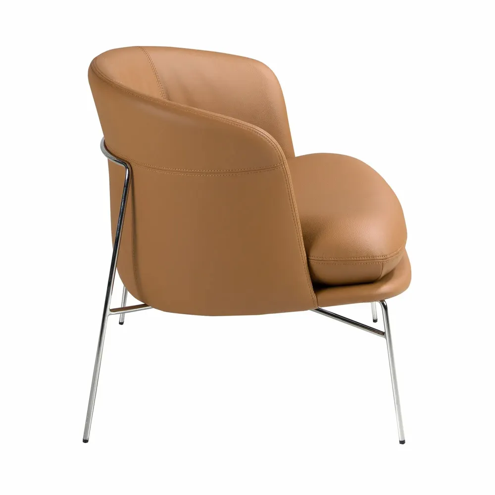Fauteuils - Fauteuil en similicuir marron - ANGEL CERDÁ