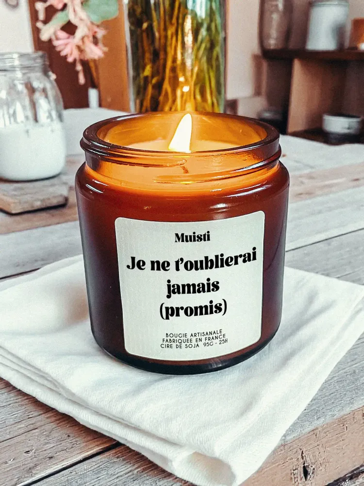 Gifts - Scented Candle - I'll Never Forget You (I Promise) - White Musk - 95g - MUISTI