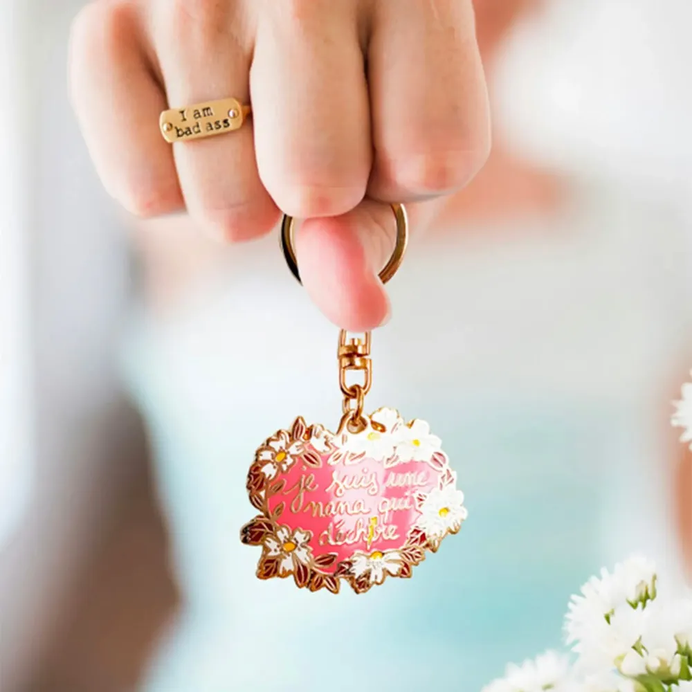 Gifts - Bracelets, pins, keychains, fans and bag mirrors - HIRONDELLES &CIE