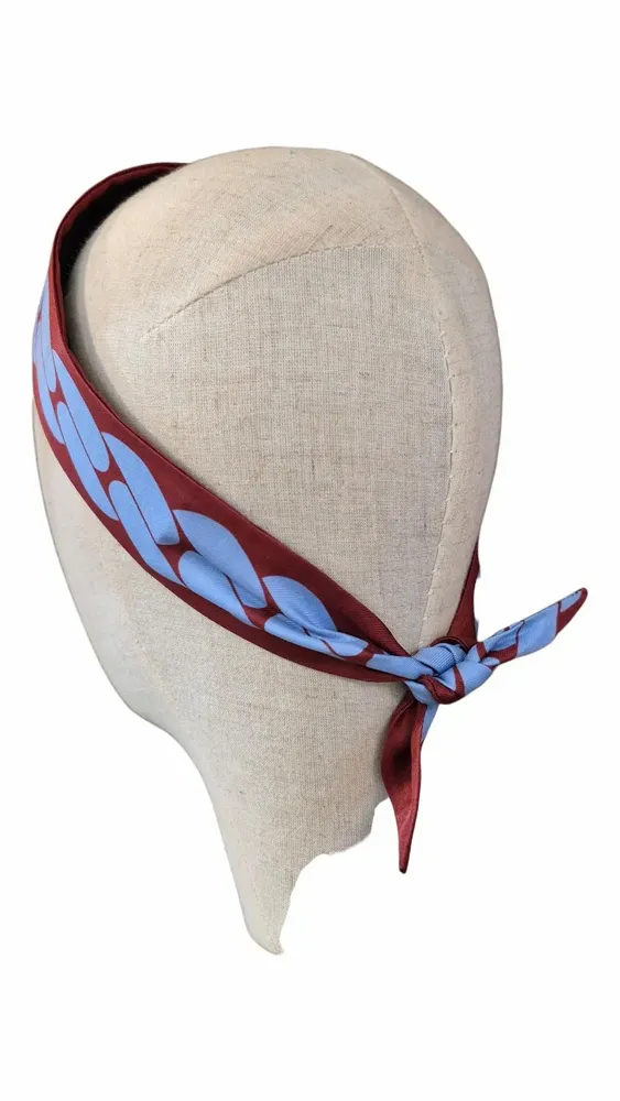 Serre-tête - Serre-tête Viola petits pans motifs maille - MAISON FITZGERALD