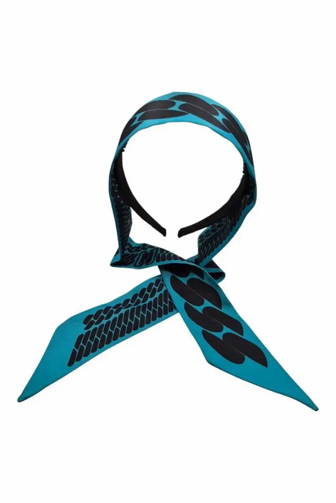 Serre-tête - Serre-tête Viola petits pans motifs maille - MAISON FITZGERALD