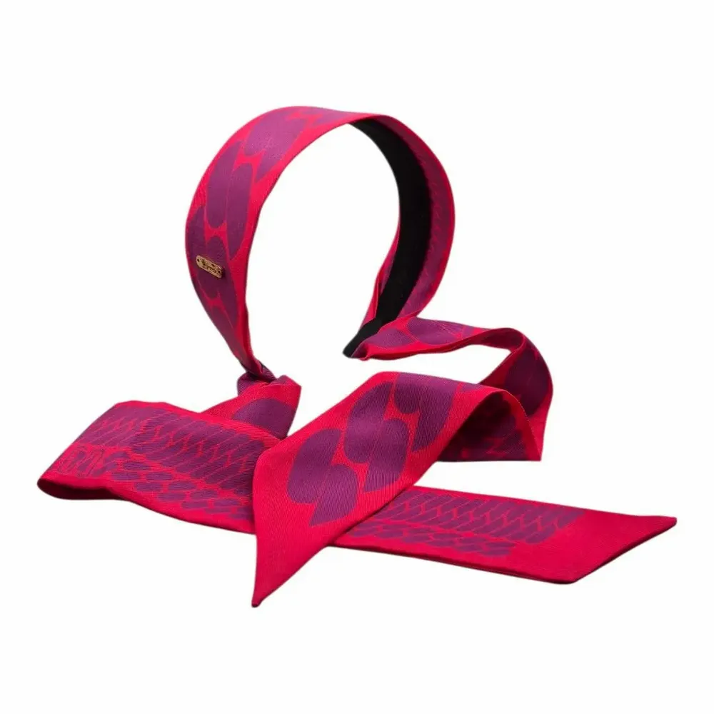 Serre-tête - Serre-tête Adriana pans longs motifs mailles - MAISON FITZGERALD