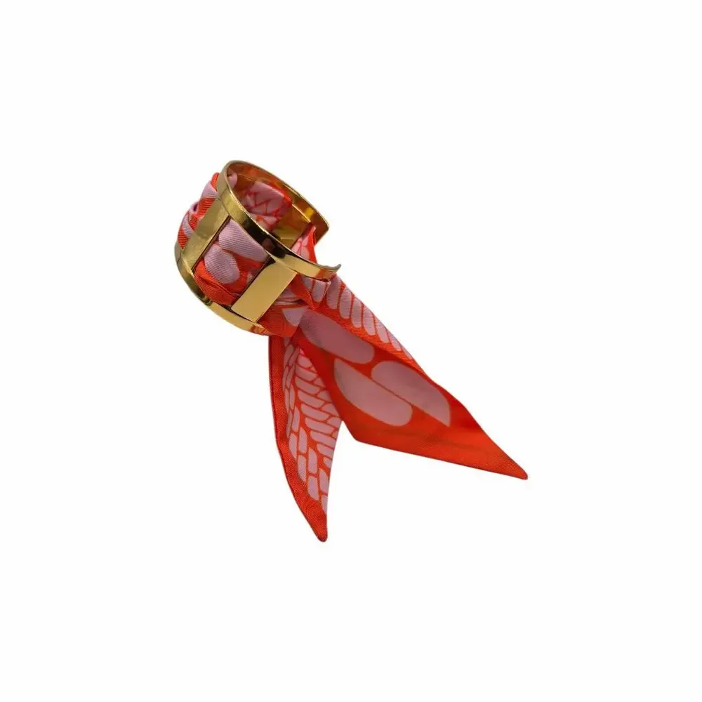 Bracelets - Bracelet manchette Giorgia motifs maille - MAISON FITZGERALD