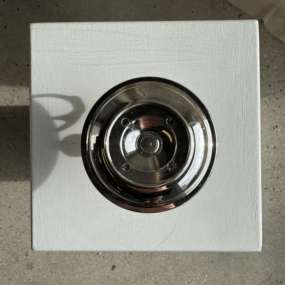 Objets de décoration - Paire de petits bougeoirs anciens en métal argenté D12 H8 - OFFICE OBJETS