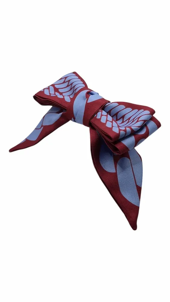 Barrettes - Barrette à nœud Lara motifs mailles - MAISON FITZGERALD