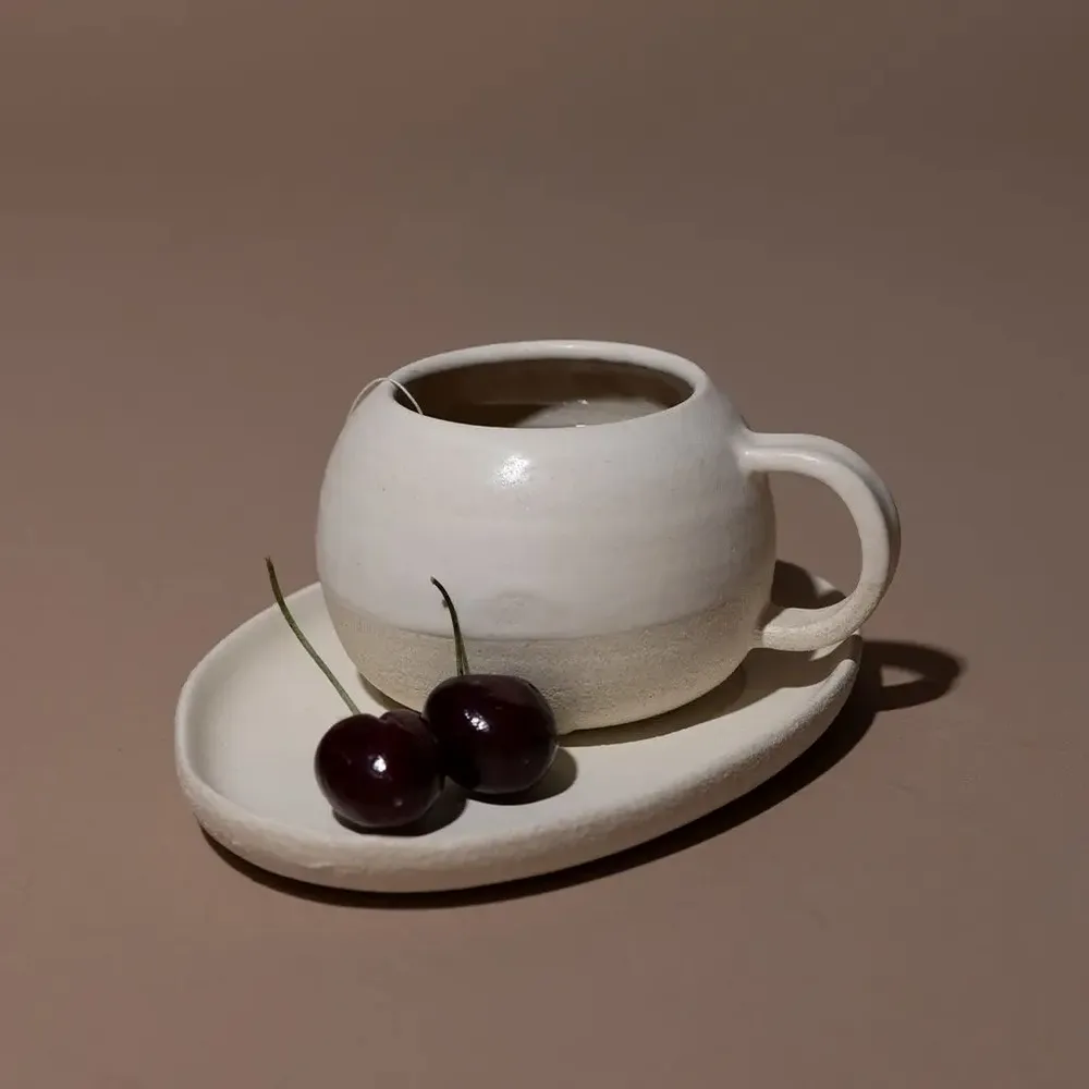 Tasses et mugs - Tasse Frances avec soucoupe - DUMAE