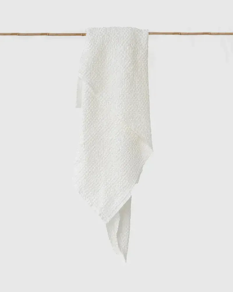 Other bath linens - Linen waffle bath towel - MAGICLINEN