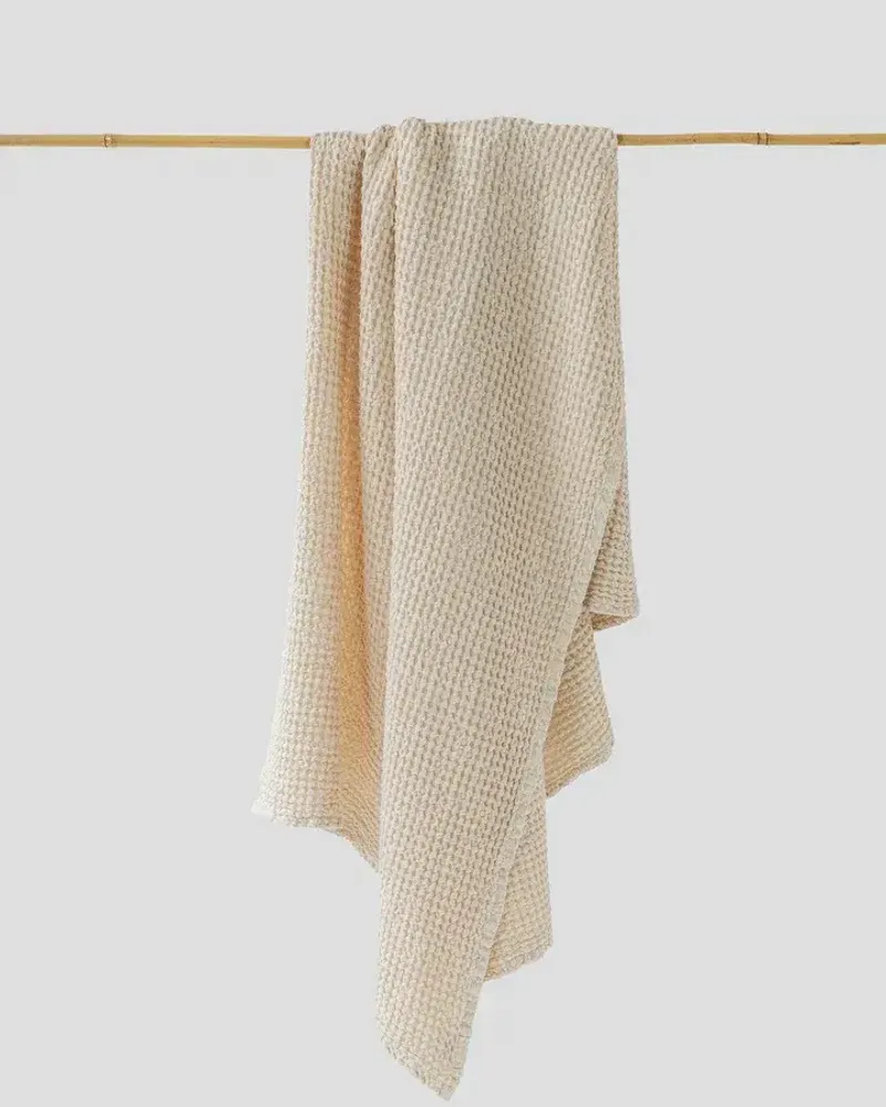 Other bath linens - Linen waffle bath towel - MAGICLINEN