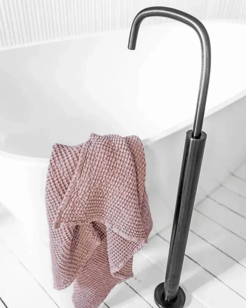 Other bath linens - Linen waffle bath towel - MAGICLINEN
