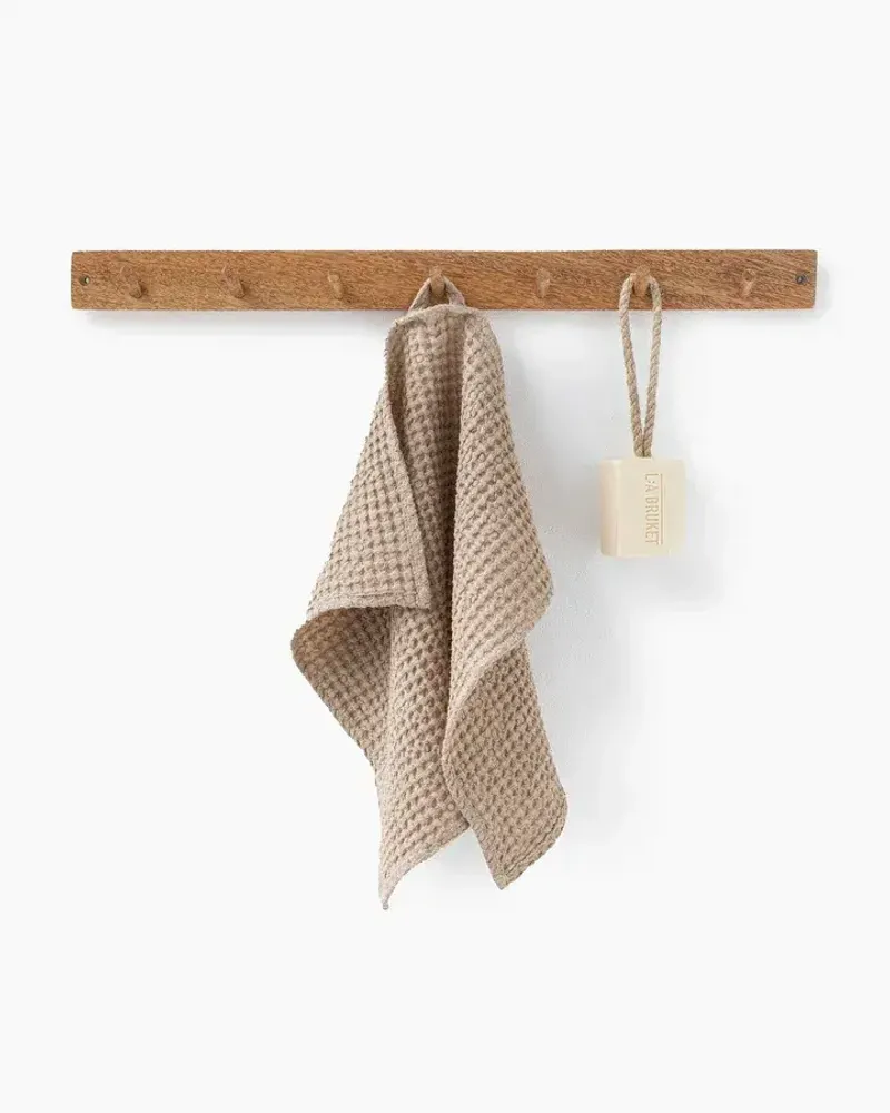 Other bath linens - Waffle linen face towel - MAGICLINEN