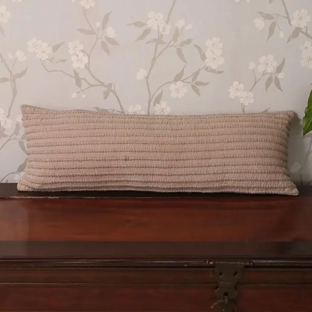 Coussins textile - Coussin en coton côtelé texturé : Willian - PASHMA