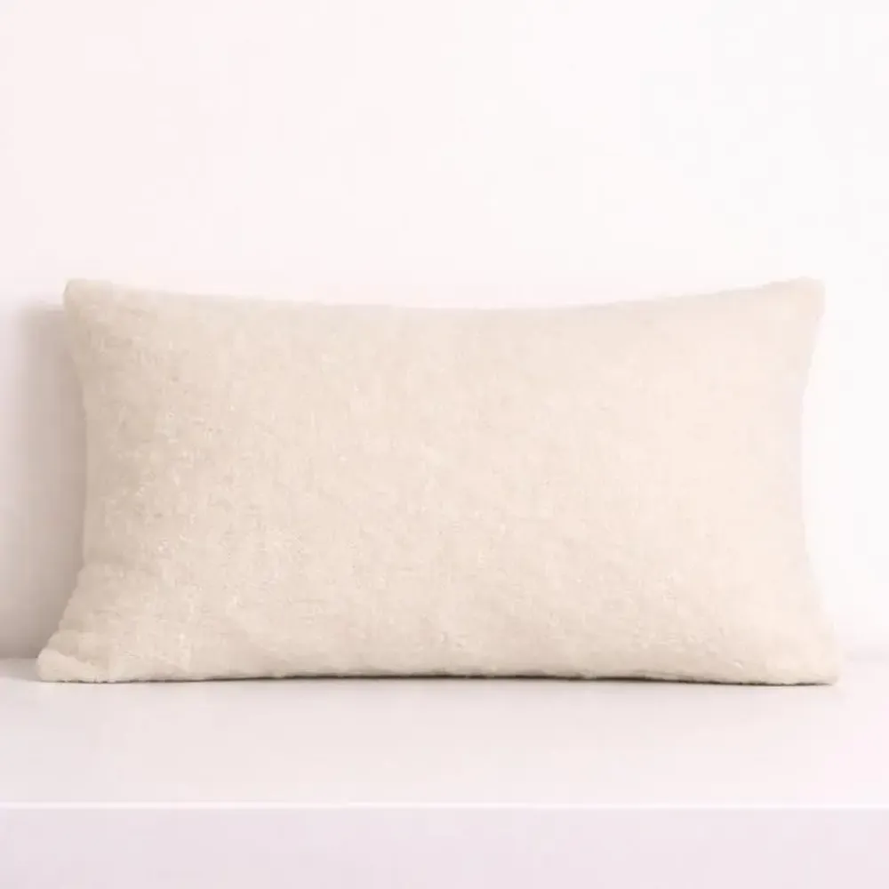 Coussins textile - Coussin bouclé en alpaga : Albert - PASHMA