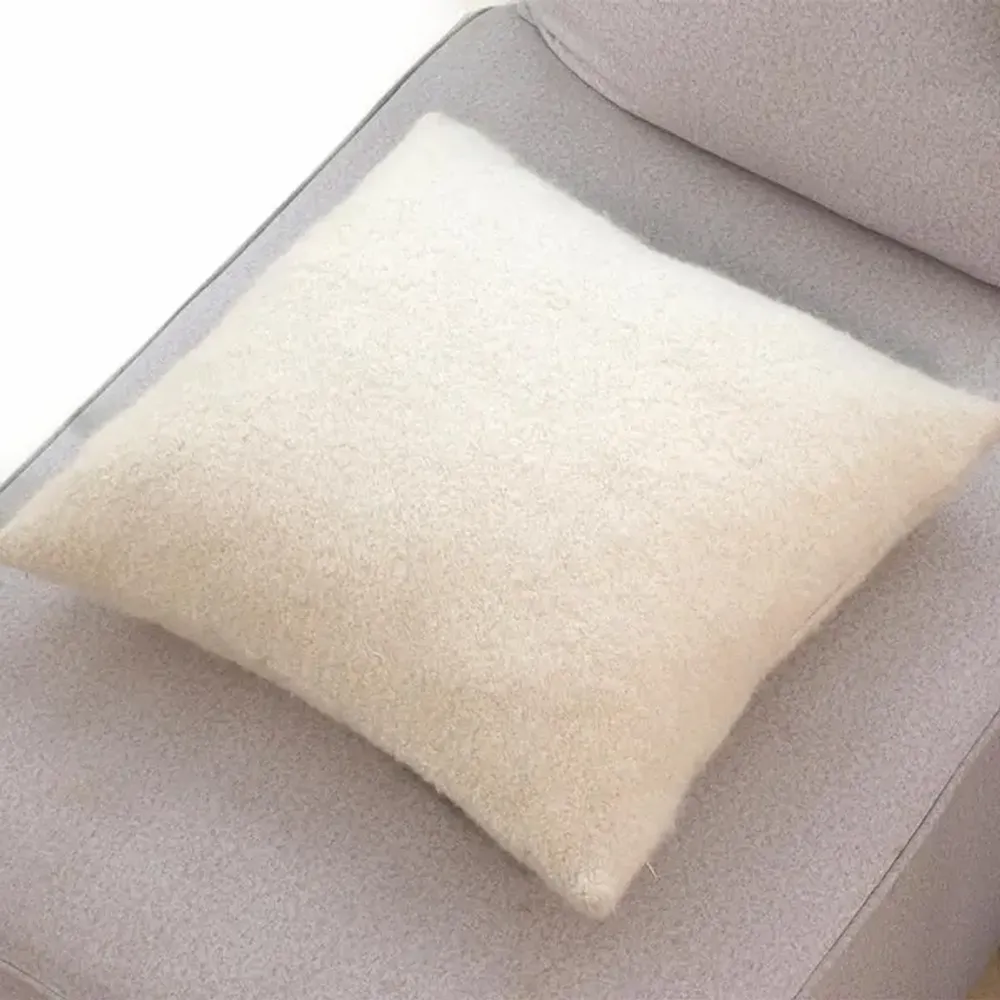 Coussins textile - Coussin bouclé en alpaga : Albert - PASHMA