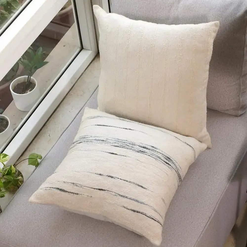 Coussins textile - Coussin en coton teinté dans l'espace : Aspen - PASHMA