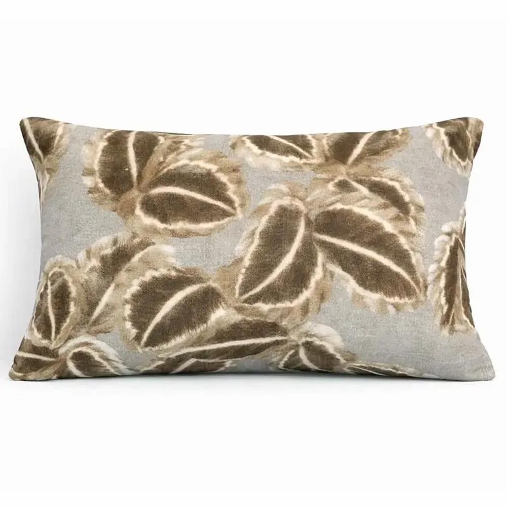 Coussins textile - Elowen : coussin imprimé en velours de coton - PASHMA