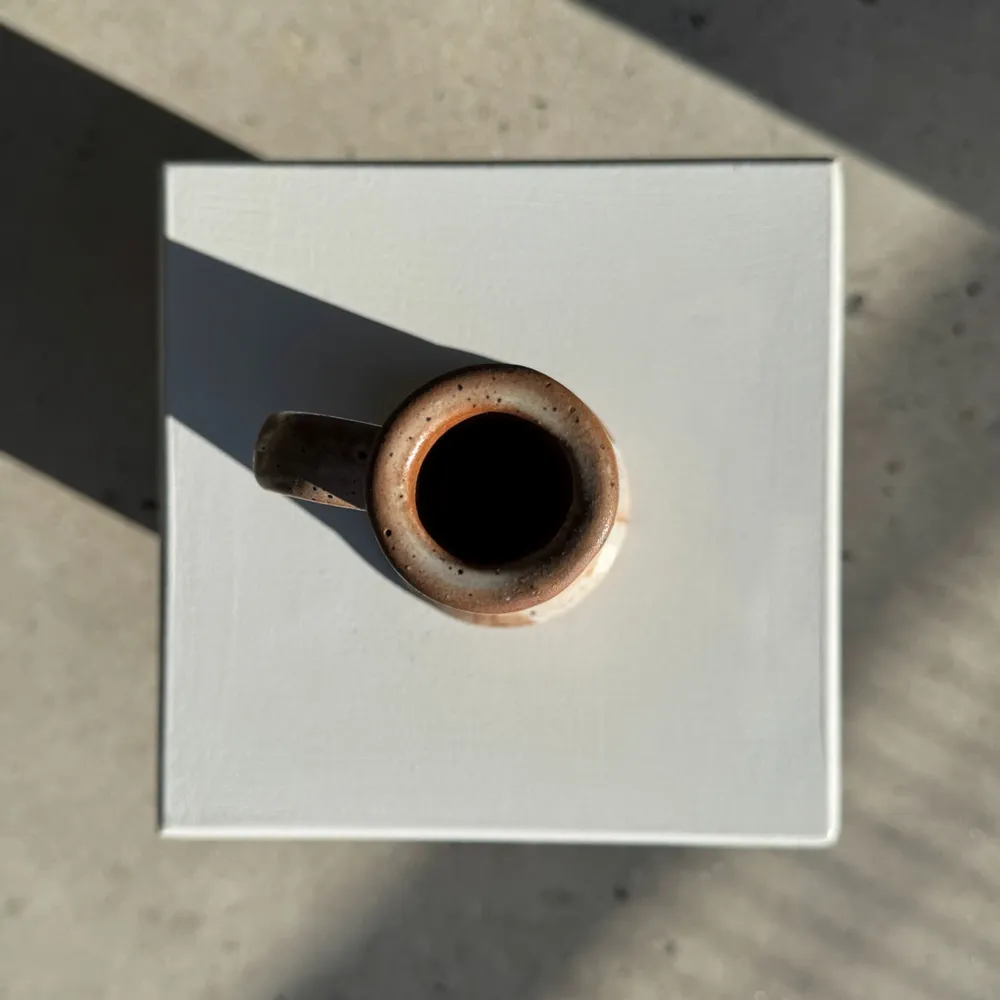 Objets de décoration - Grand bougeoir en grès artisanal ancien H20 - OFFICE OBJETS