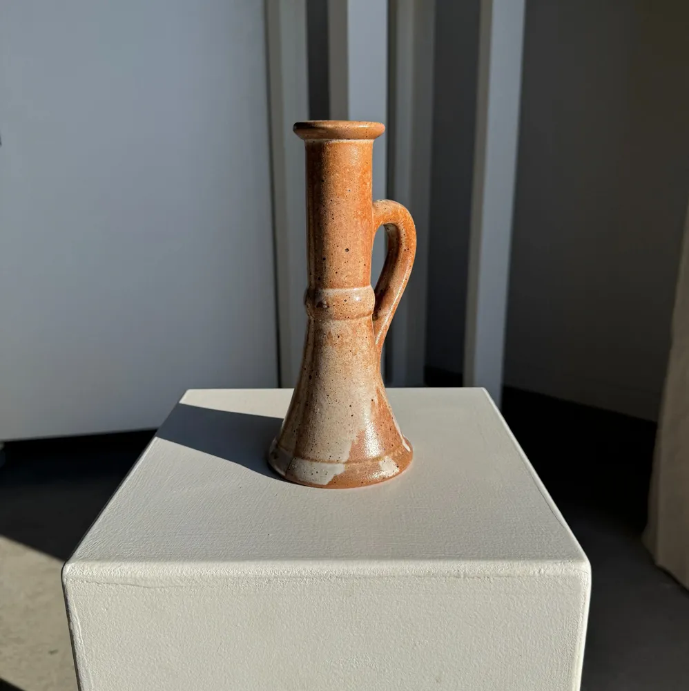 Objets de décoration - Grand bougeoir en grès artisanal ancien H20 - OFFICE OBJETS