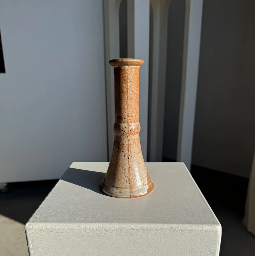 Objets de décoration - Grand bougeoir en grès artisanal ancien H20 - OFFICE OBJETS