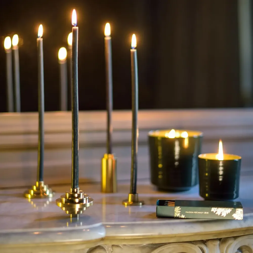 Décorations pour tables de Noël - FOLIES 1926-Bougeoir laiton - MAISON PECHAVY