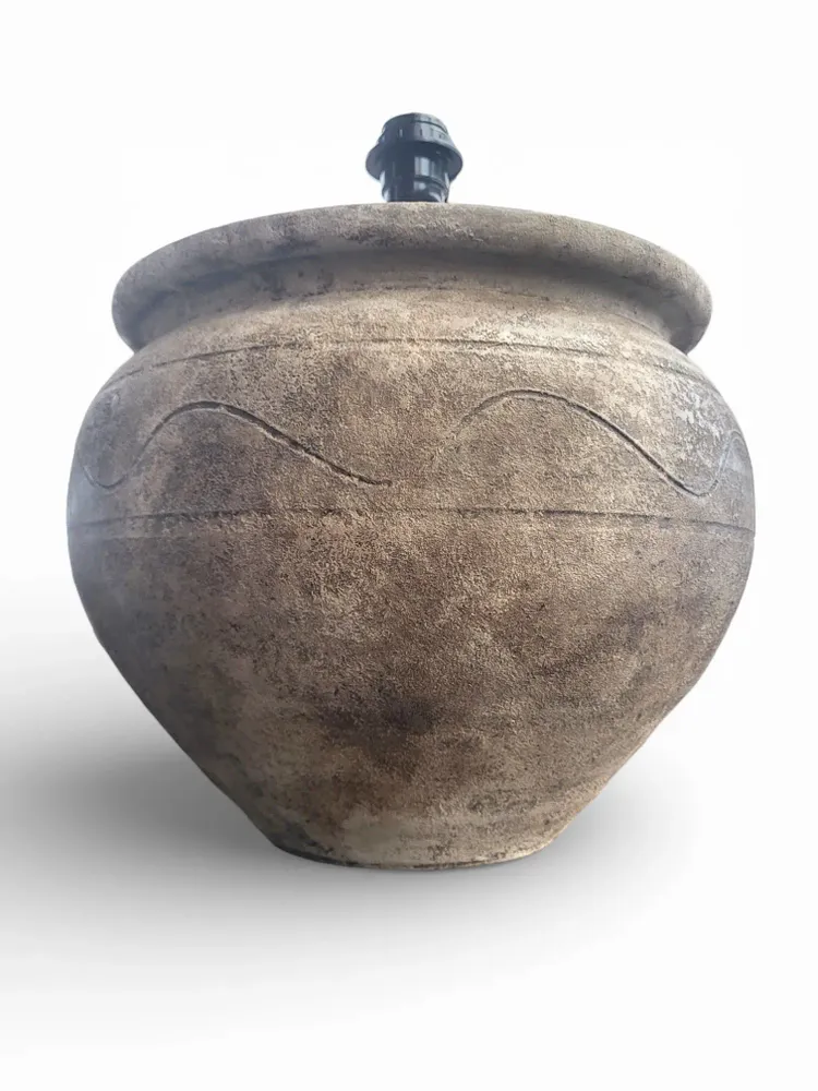 Lampes de bureau  - Terra Bruta - Lampe de table en terre cuite - Fabriquée à la main au P - ARTISAN BY MF