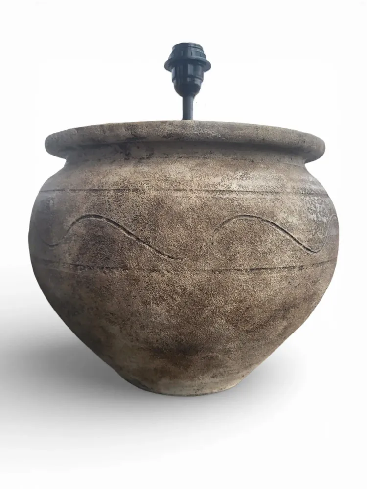 Lampes de bureau  - Terra Bruta - Lampe de table en terre cuite - Fabriquée à la main au P - ARTISAN BY MF