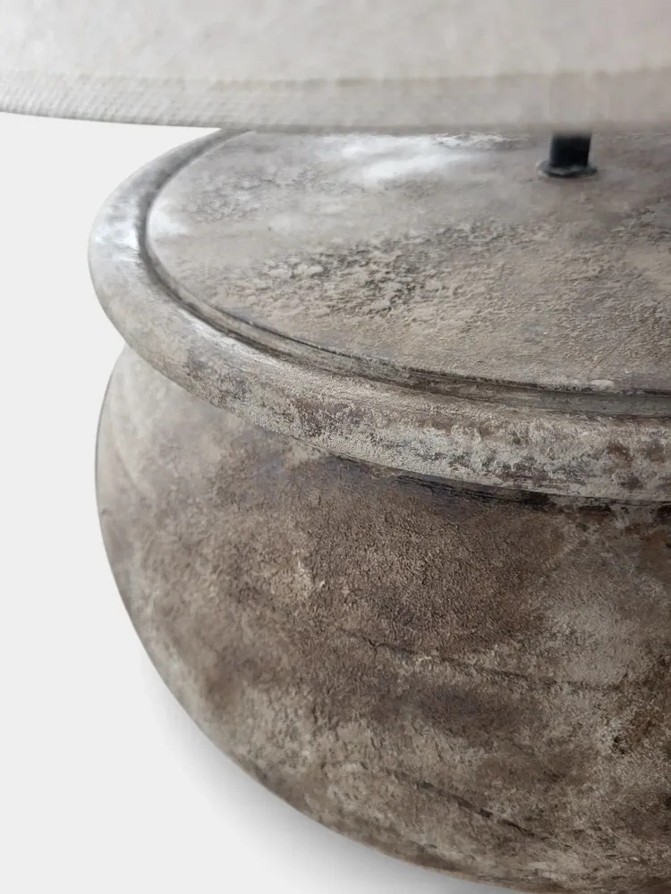 Lampes de bureau  - Terra Bruta - Lampe de table en terre cuite - Fabriquée à la main au P - ARTISAN BY MF